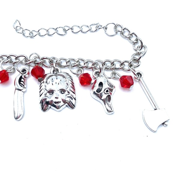 Horror Movie Charm Bracelet Scary Halloween - Picture 5 of 7